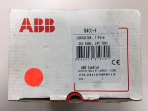 ¡¡NUEVO!! Contactor IEC ABB B40C-F 3 polos 24V bobina - Serie B40C* -  - Imagen 1 de 8