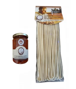 Pici senesi + Sugo Aglione della Valdichiana Pasta Consorzio Agrario di Sien - Foto 1 di 3