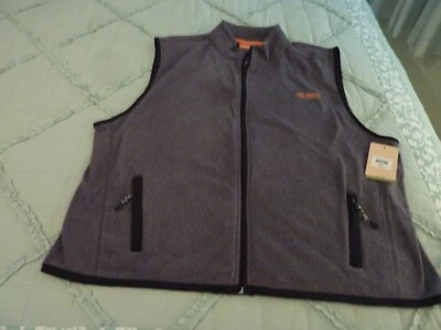 Reel Legends Vest Mens XX Large Gray Fleece Sleeveless Outdoors Casual Mens - Image 1 of 4