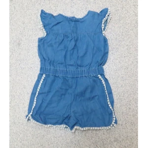 Baby Girl Blue Denim Playsuit Age 18-24Months - In excellent condition - Picture 1 of 3