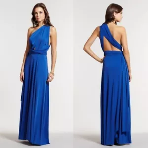 Maxi abito da damigella d'onore trasformabile Vonni by IVon LA blu royal S - Foto 1 di 7