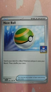 Pokemon TCG 1x Nest Ball Gimnasio Sello Asia Exclusivo SV1EN 181/198 - Imagen 1 de 1