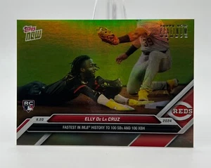 2024 Topps Now #732 Elly De La Cruz RC Platinum Member Foil Parallel 1/1 - Bild 1 von 2