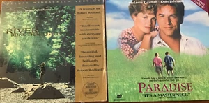 Laserdiscs: A RIVER RUNS THROUGH IT & “PARADISE” R Redford, B. Pitt, M. Griffith - Picture 1 of 7