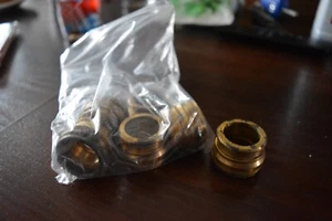 BRASS COMPRESSION ADAPTER PLUMBING, HEATING 20X22X22 MM ________________________ - Picture 1 of 1