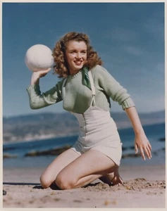 RARE Marilyn Monroe Original by Andre De Dienes Stamped 1980s PHOTO 438 - Picture 1 of 2