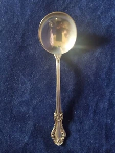 GEORGIANISCHE MUSCHEL 6 1/4" RUNDER CREMESUPPENLÖFFEL (s) Frank Whiting Sterling - Bild 1 von 4