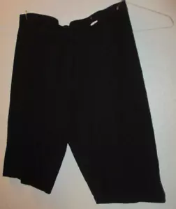 Pantalones Cortos Niñas Niños Algodón-Spandex Negros Yoga/Bicicleta Talla 14 Entrepierna 7" - Imagen 1 de 5