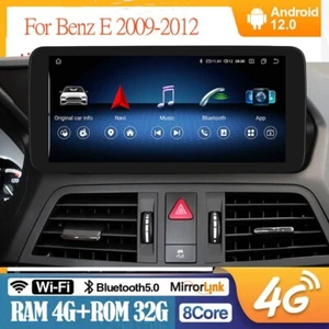Android 13 Apple CarPlay Radio GPS 10.25" For Mercedes Benz E Class W212 NTG 4.0 - Picture 1 of 21