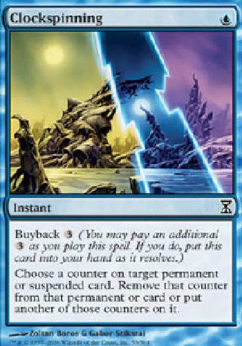 CLOCKSPINNING Time Spiral MTG Magic the Gathering Cards DJMagic - Image 1 of 1