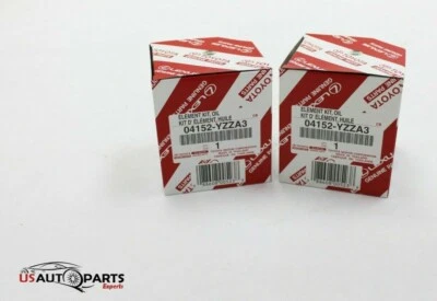 JUEGO DE 2 - FILTRO DE ACEITE DE CARTUCHO ORIGINAL LEXUS TOYOTA - 04152-YZZA3 - NUEVO  Foto 1 de 2