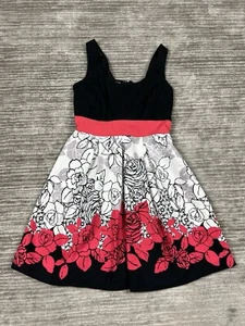 Maurices Dress Womens 11/12 Multicolor Floral Sleeveless Knee Length Casual - Picture 1 of 12