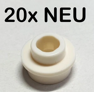 20x NEU LEGO® 85861 Platte 1x1 Rund mit Loch, offene Noppe, Weiß White #22 - Bild 1 von 1