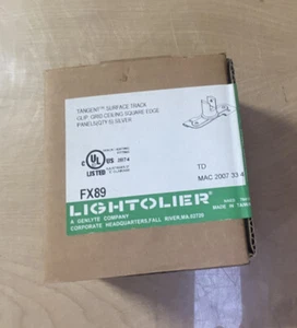 Lightolier FX89 Tangente Oberfläche Spur Flip (MENGE 5) - Bild 1 von 2
