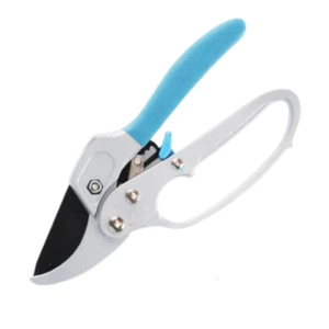 Garden Greens Ratchet Pruning Secateur Premium Carbon Steel Blades 20cm - Picture 1 of 9