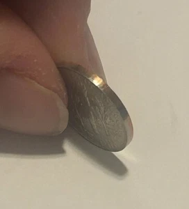 Extremely Rare Smooth Edge (No Reed) 2021 P Roosevelt Dime Mint Error - Picture 1 of 8