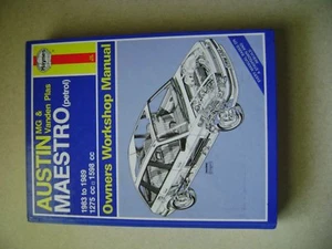 Haynes Manual Austin MG and Vanden Plas Maestro 1983 - 1989 - Picture 1 of 1
