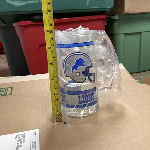 Detroit Lions Waterford Glass Brand New Rare 5.5 inches 90s Cover