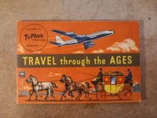 TYPHOO TEA 1962 -TRAVEL THROUGH THE AGES -COMPLETE 24 CARD SET IN ALBUM