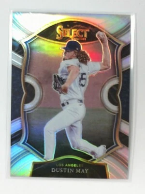 2021 Panini Select #25 Dustin May Prizm Los Angeles Dodgers - Image 1 of 2