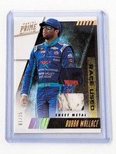 2019 Panini Prime Duals Sheet Metal Holo Gold #10 Bubba Wallace /25