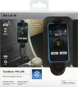 Belkin TuneBase nadajnik FM na żywo iPhone 4/4S iPod Touch F8Z618cw - Zdjęcie 1 z 3