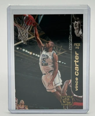 Press Pass 1998 Double Threat Vince Carter Tar Heels #4 Foto 1 de 2