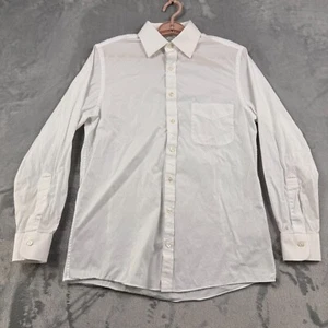 Brooks Brothers Milano Fit Oberhemd Herren 15 32 Weiß Langarm Knopfleiste - Bild 1 von 13