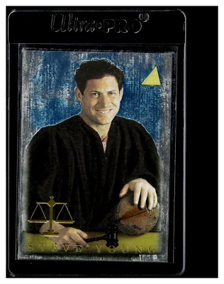 1995 Pinnacle #192 Steve Young Trophy Collection - Image 1 of 2