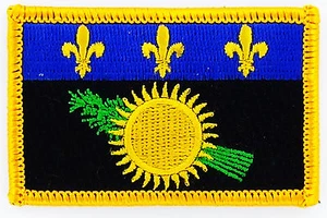 AUFNÄHER Patch FLAGGEN flagge guadeloupe flag Fahne 7x4.5cm - Bild 1 von 1