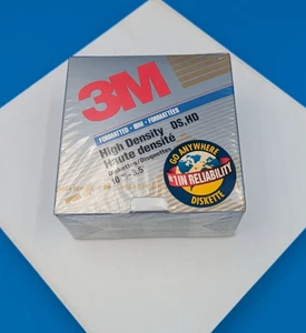 Vintage 3M High Density DS HD IBM formatierte 3,5" Disketten Diskette 10er Pack Neu im Karton - Bild 1 von 4
