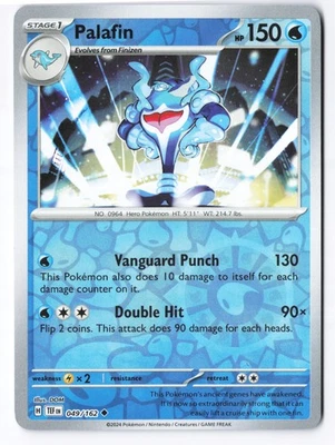 Palafin 049/162 - SV05: Temporal Forces Reverse Holo NM - Image 1 of 2