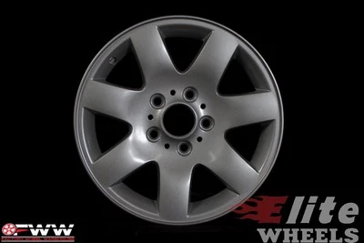 1999-2006 BMW 3 SERIES SEDAN (1999-) 16" OEM All Painted Silver Wheel 59289U10 - Image 1 of 4