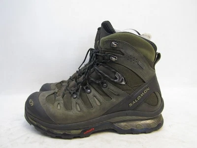 Salomon Hombres Talla 10 M Marrón Con Cordones Cómodos Activos Tobillo Senderismo Zapatos Foto 1 de 4