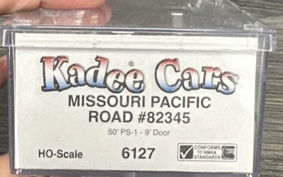 Kadee Cars HO RTR #6137 50’ PS-1 9’ Door Missouri Pacific #82345 NIB - Image 1 of 3