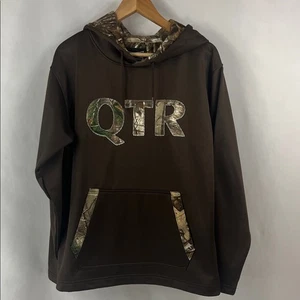 Gamehide Hunting Brown Hoodie Camouflage Details Outdoors Performance Size M - Picture 1 of 10