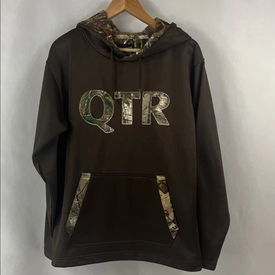 Gamehide Hunting Brown Hoodie Camouflage Details Outdoors Performance Size M - Image 1 of 4