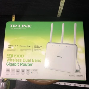 TP-LINK Archer C9 AC1900 Dual Band Wireless AC Gigabit Router - White (XR6469) - Picture 1 of 4