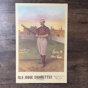 P. Keefe New York Old Judge Century of Baseball 1987 Poster V14-1 - Picture 1 of 2