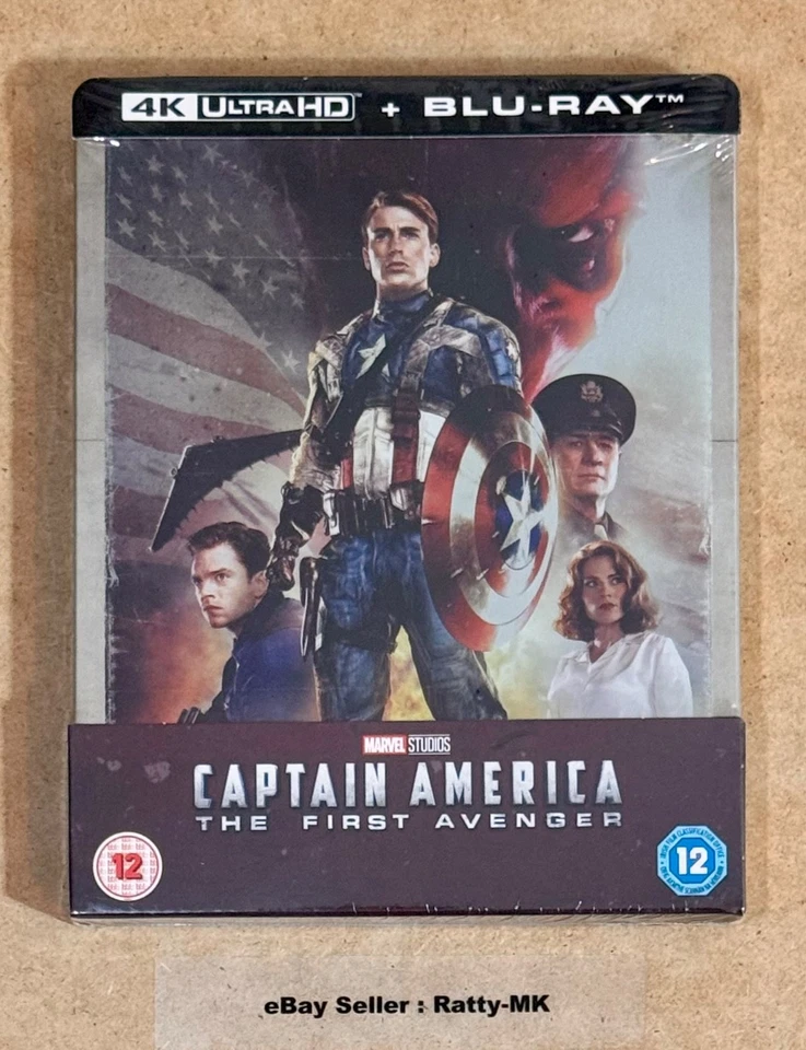 Captain America The First Avenger Marvel Studios 4k Steelbook