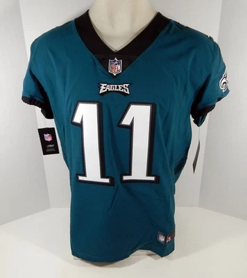 Nueva camiseta para hombre Philadelphia Eagles Carson Wentz #11 verde Elite 48 Nike nueva con etiquetas Foto 1 de 4