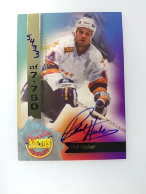 1995 Signature Rookies - Phil Huber #38 Signatures /7750 (AU, RC) - Image 1 of 2