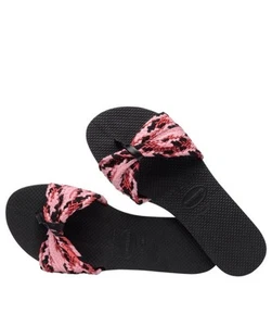 Sandalias Havaianas You St. Tropez Malla Tejida 39/40 Brasil Mujer’s Talla 9/10 NUEVAS - Imagen 1 de 5