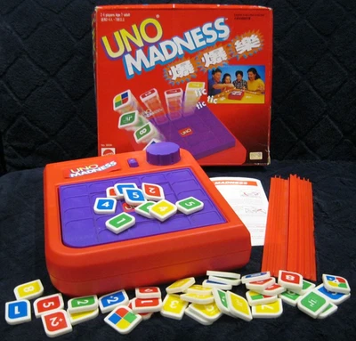 Uno Madness Game Explosive Pop-Up Platform Game Mattel - 100% Complete Christmas - Image 1 of 4