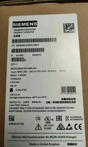 New Siemens 6SE6420-2AB22-2BA1 Inverter 6SE6 420-2AB22-2BA1 Fast Ship - Picture 1 of 6