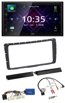 JVC DAB 2DIN Lenkrad Bluetooth USB Autoradio für Toyota Hilux ab 2011 28-Pin - Bild 1 von 4