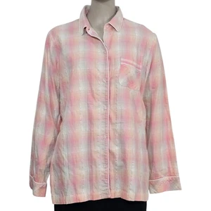 Victoria Secret Womens Pajama Top Size S Pink Cotton - Picture 1 of 10