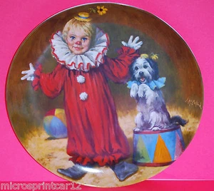 "Tommy the Clown" 1982 McClellands Childrens Circus Series by John McClelland - Picture 1 of 9