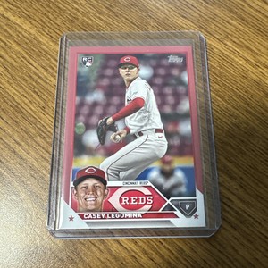 2023 Topps Update Baseball Rookie Casey Legumina #US277 Mothers Day Pink /50