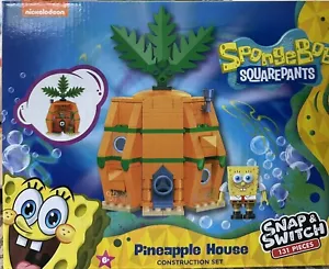 SpongeBob Squarepants Pineapple House Snap & Switch Construction Set 131 pieces - Picture 1 of 6